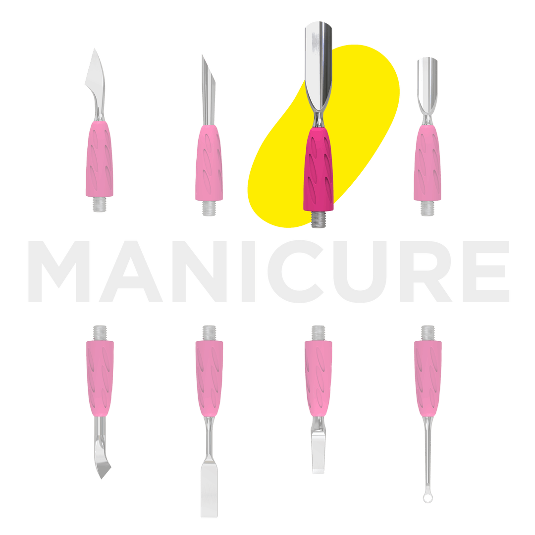 Rounded Pusher – Working Part of the Pusher COMBO UNIQ 17 for Manicure and Pedicure