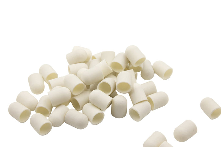 White Plastic Base Sanding Caps, size 10×15 mm — 60 pieces - U - tools - U - tools