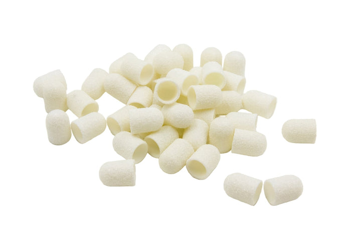 White Plastic Base Sanding Caps, size 10×15 mm — 60 pieces - U - tools - U - tools