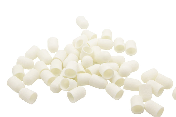 White Plastic Base Sanding Caps, size 10×15 mm — 60 pieces - U - tools - U - tools