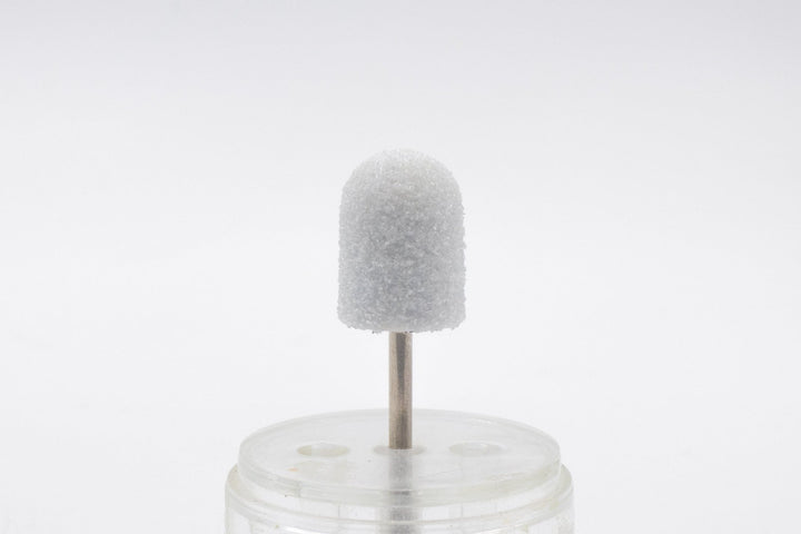 White Plastic Sanding Caps with Base + Mandrel, 10×15 mm — 10 pcs - U - tools - U - tools