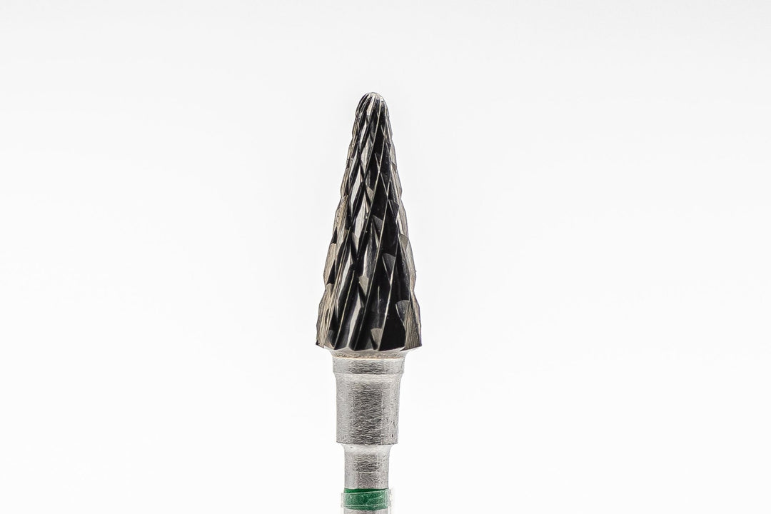 Carbide drill bit 10-5-9 green, coarse; head size 6x14mm