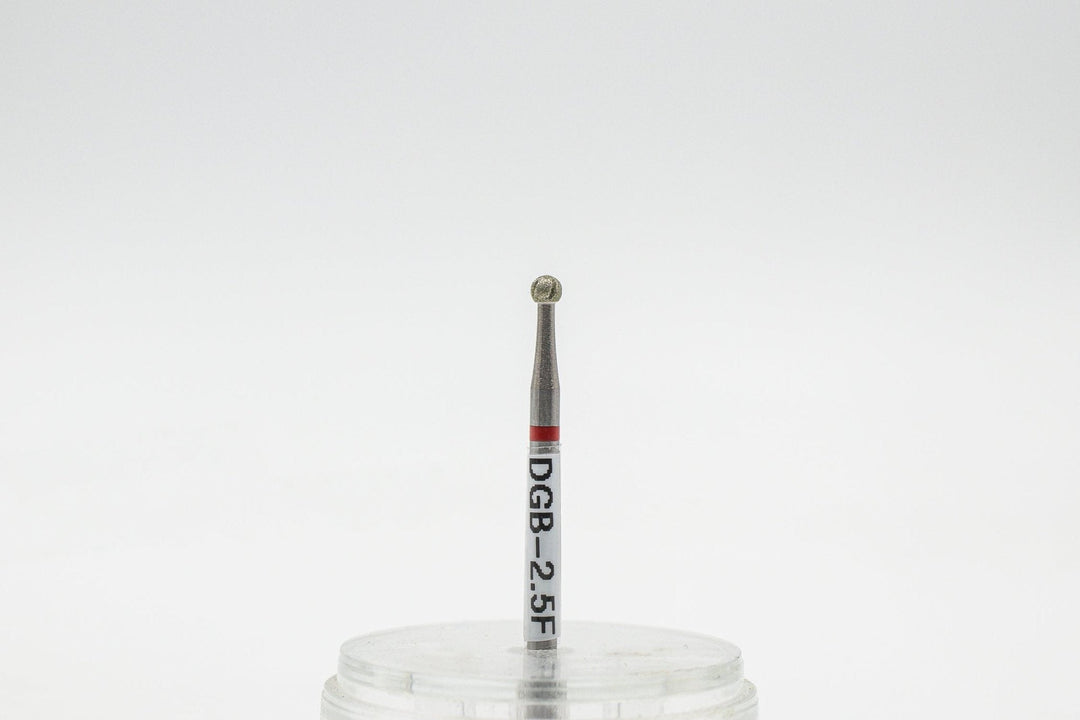 Diamond Cool Groove Nail Drill Bits Ball DGB-2.5*2.4 mm - U-tools