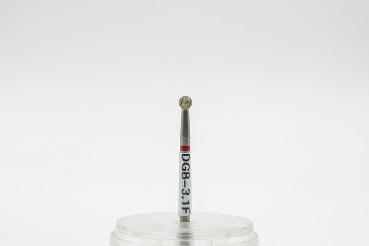 Diamond Cool Groove Nail Drill Bits Ball DGB-3.1, size 3.1x3 mm | U-tools