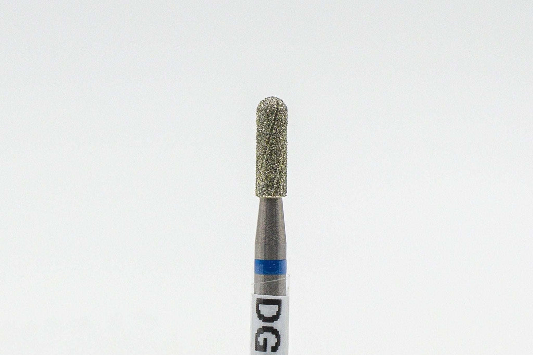 Diamond Cool Groove Nail Drill Bits Rounded Top Cylinder DGC-2.3*7 mm | U-tools