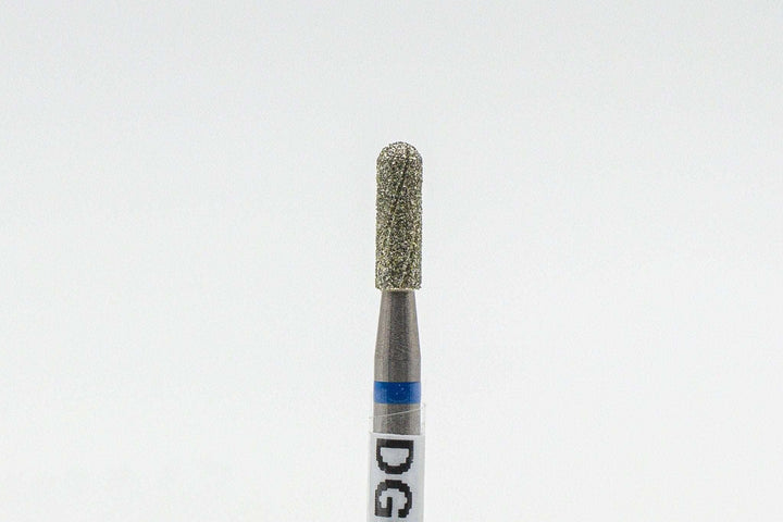 Diamond Cool Groove Nail Drill Bits Rounded Top Cylinder DGC-2.3*7 mm | U-tools