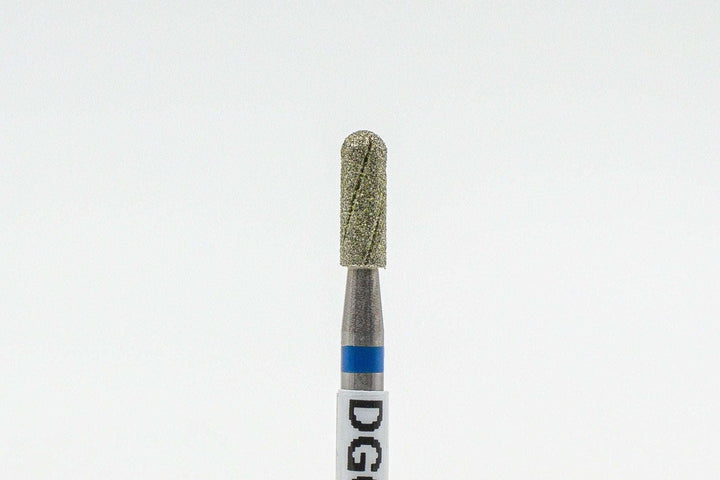 Diamond Cool Groove Nail Drill Bits Rounded Top Cylinder DGC-2.5*7 mm - U-tools