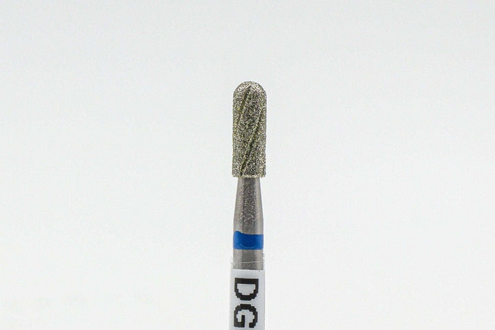 Diamond Cool Groove Nail Drill Bits Rounded Top Cylinder DGC-2.7*7 mm | U-tools
