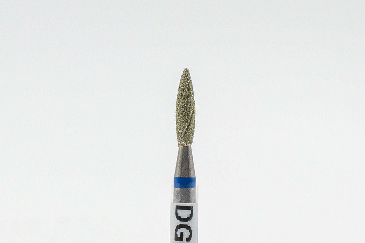 Diamond Cool Groove  Nail Drill bits Flame DGF-2.1*8 mm | U-tools