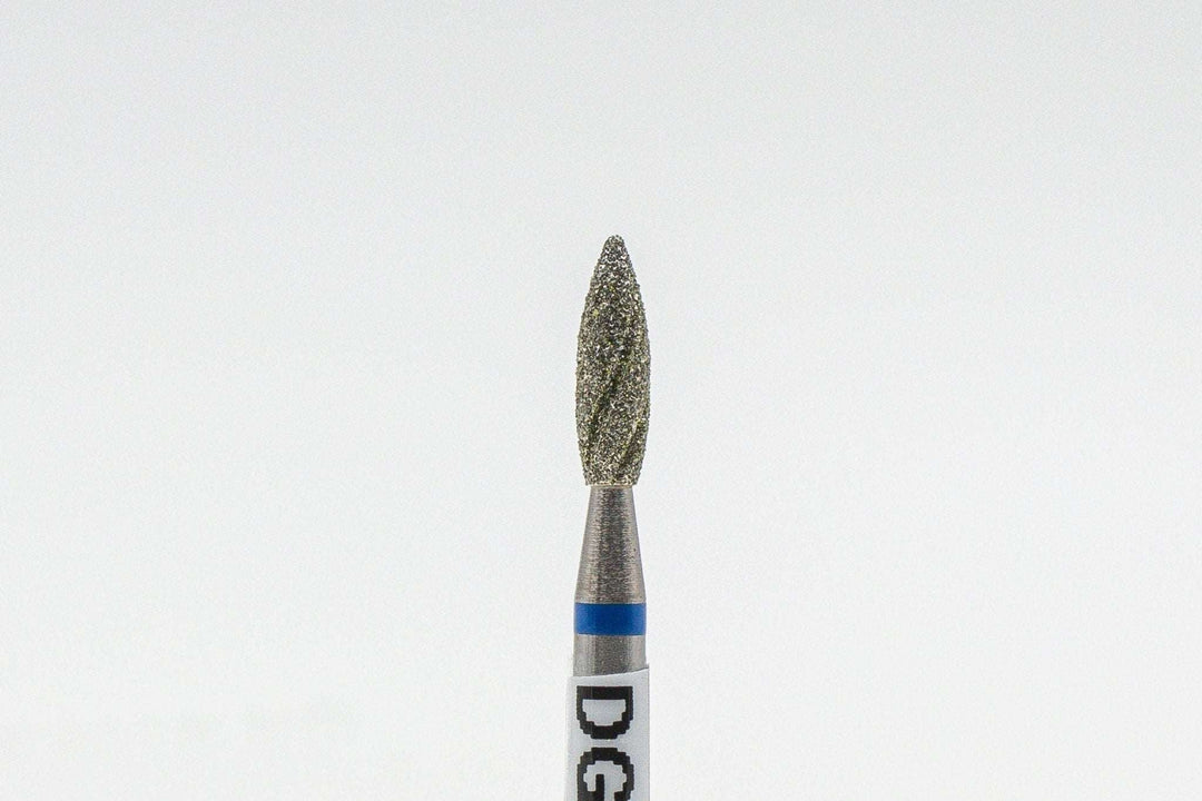 Diamond Cool Groove  Nail Drill bits Flame DGF-2.5*8 mm | U-tools