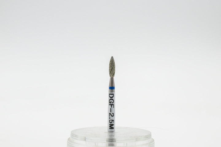 Diamond Cool Groove  Nail Drill bits Flame DGF-2.5*8 mm | U-tools