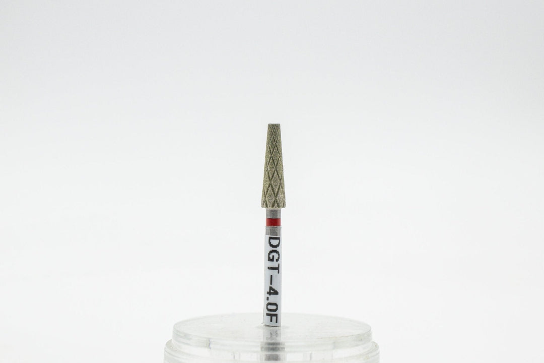 Diamond Cool Groove Nail Drill Bits Barrel Tapered DGT-4.0*13 mm | U-tools