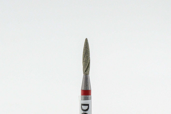 Diamond Cool Groove Nail Drill bits Flame DGF-1.8*8 mm - U-tools