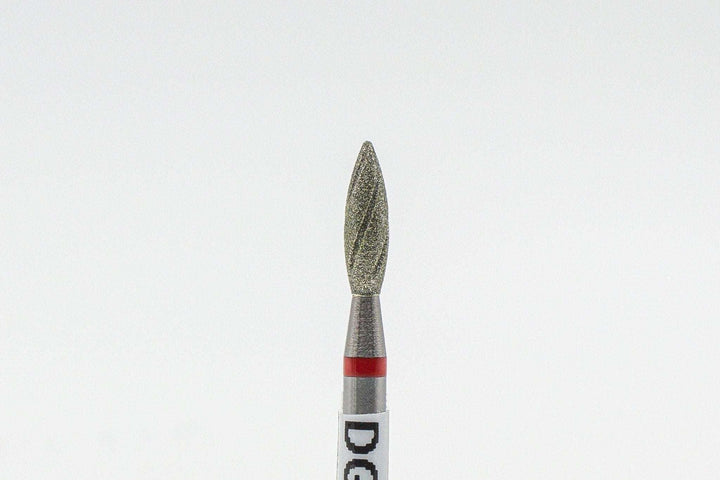 Diamond Cool Groove  Nail Drill bits Flame DGF-2.5*8 mm | U-tools