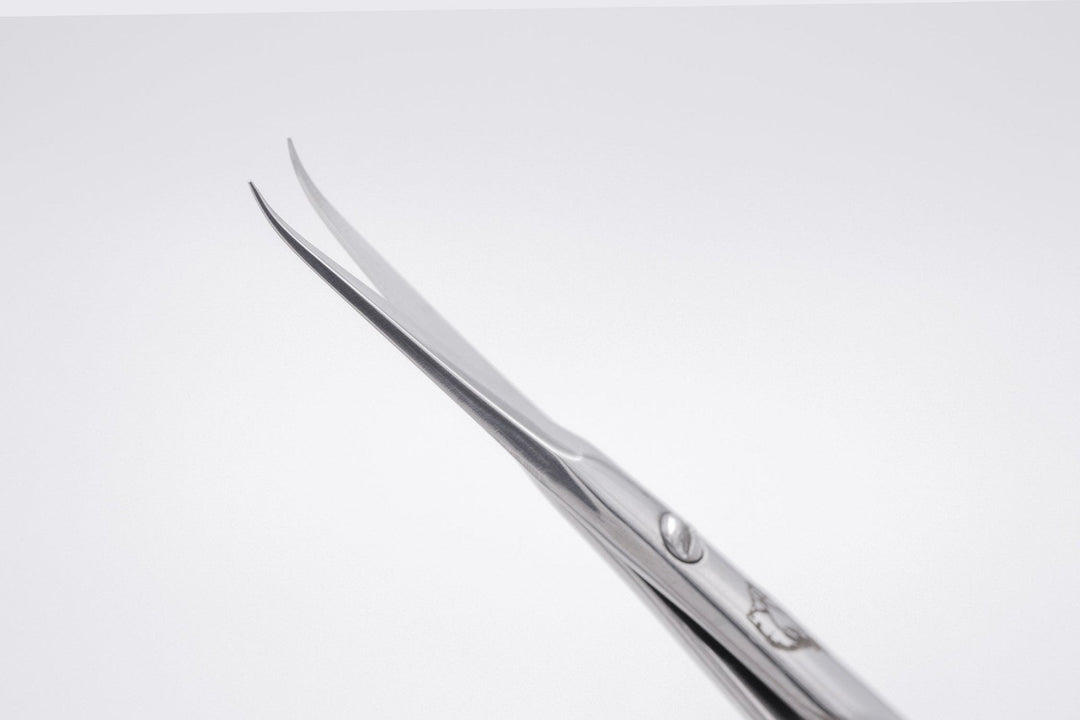 Staleks Exclusive Cuticle Scissors with Curved Blades Magnolia 21 Type 1 — 21 mm blades | U-tools