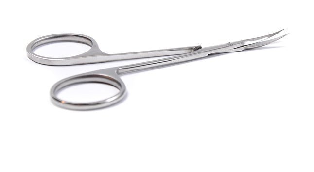 Olton Exclusive Cuticle Scissors with Curved Blades OS-90 | U-tools