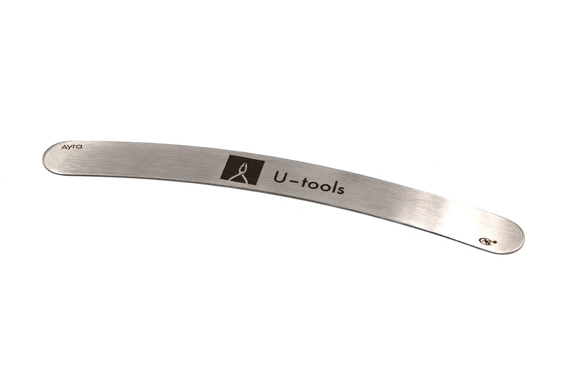 Nail File Steel Base CURVE size 155x16 mm - U-tools