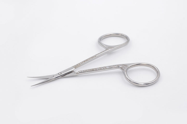 Staleks Exclusive Cuticle Scissors with Curved Blades Magnolia 20 Type 1 — 21 mm blades | U-tools