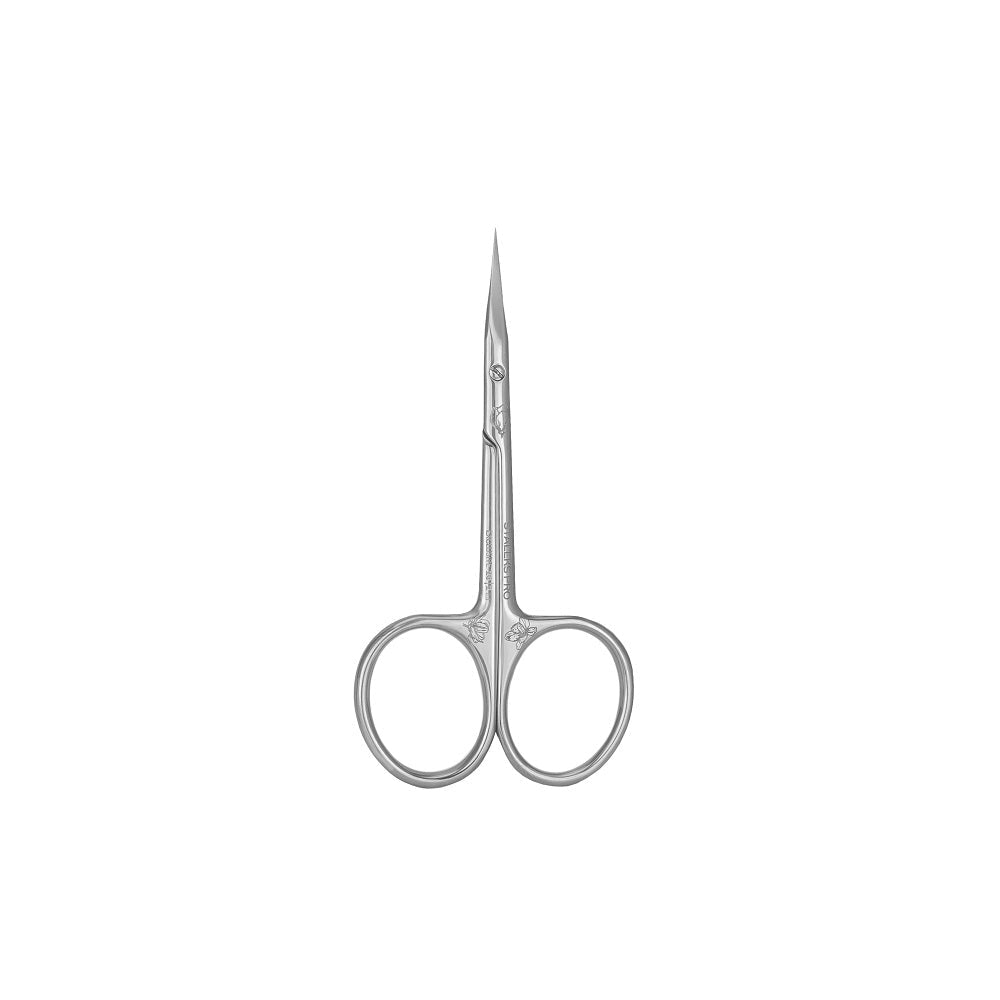 Staleks Exclusive Cuticle Scissors with Curved Blades Magnolia 22 Type 1 — blade 21 mm | U-tools