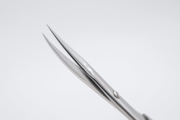 Staleks Left-handed Cuticle Scissors Pro with Narrow Curved Blades Expert 11 Type 3 — 21 mm blades | U-tools