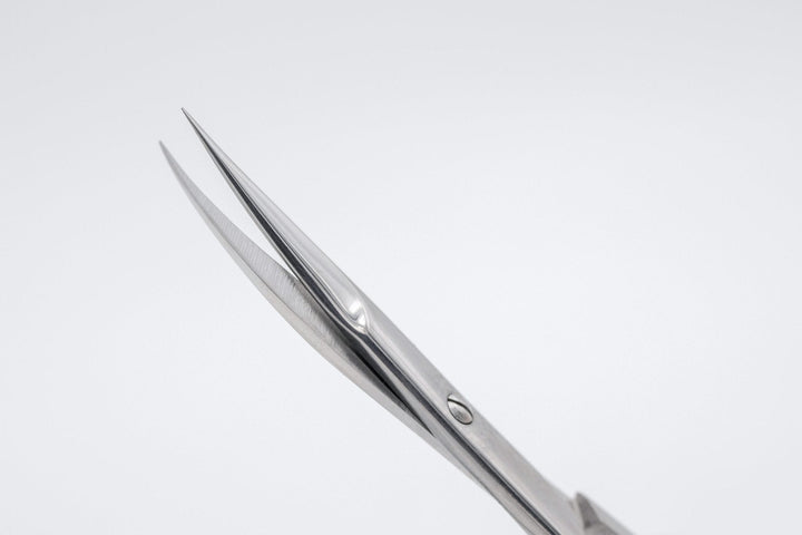 Staleks Left-handed Pro Cuticle Scissors with Narrow Curved Blades Expert 11 Type 1 — 18 mm blades | U-tools