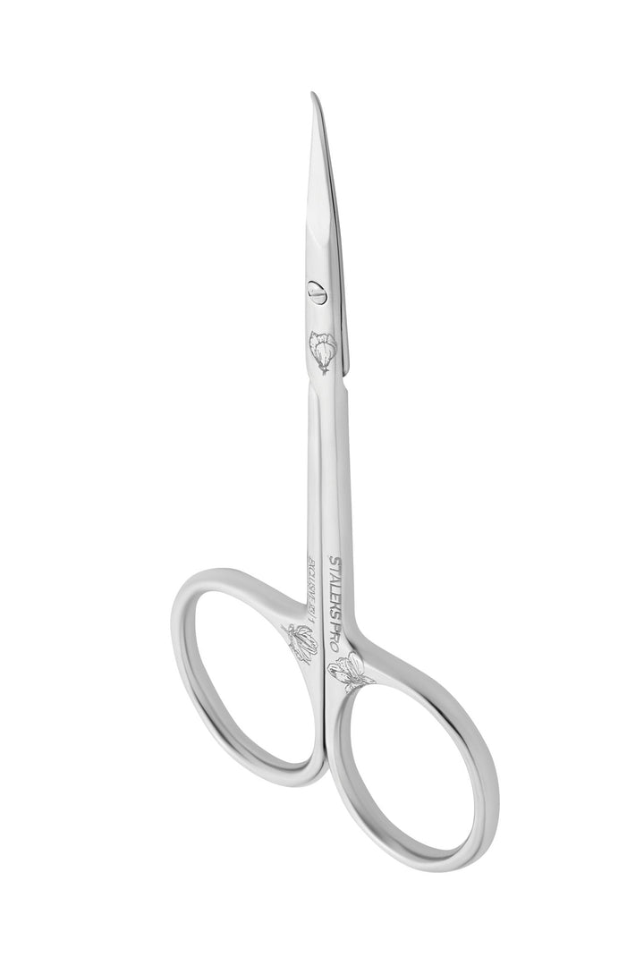 Staleks Exclusive Cuticle Scissors with Curved Blades 23 Type 1 — 21 mm blade | U-tools