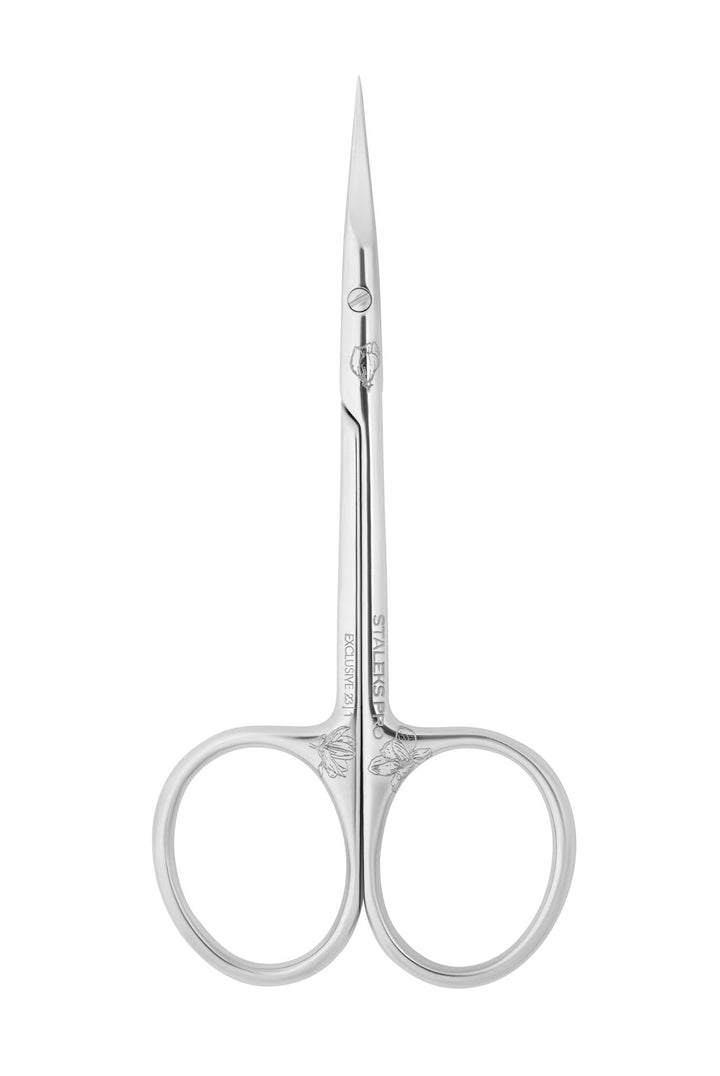 Staleks Exclusive Cuticle Scissors with Curved Blades 23 Type 1 — 21 mm blade | U-tools