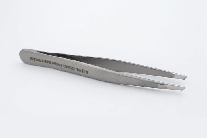 Staleks Pro Tweezer with Narrow Slant Tips Expert 10 Type 4 | U-tools