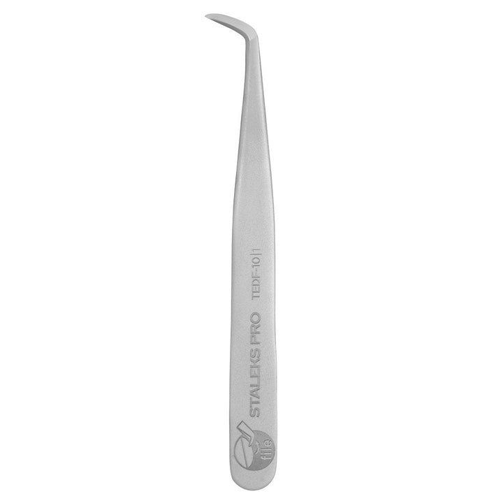 Staleks Tweezers TEDF-10/1 with bent tips to replace sticker | U-tools