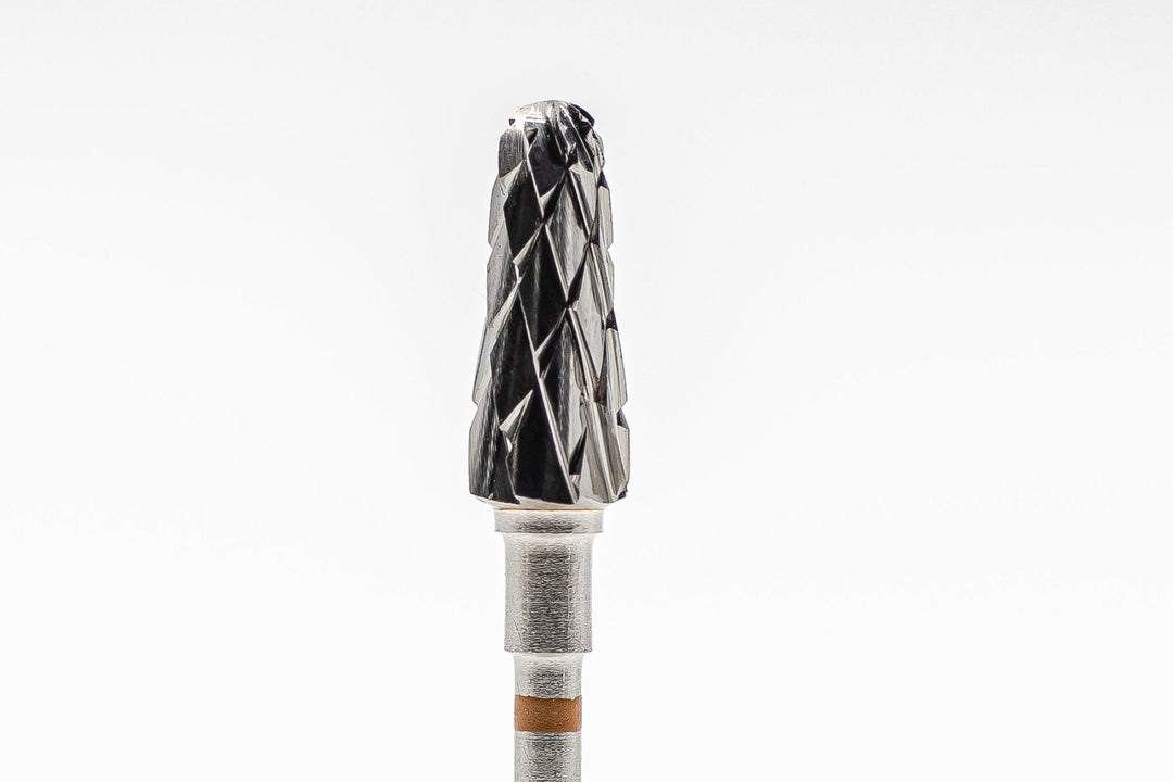 Left-handed Carbide drill bit L11-5-1 orange, coarse, for left-handed; head size 6x14mm | U-tools